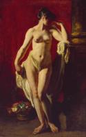 William Etty - Standing Female Nude
